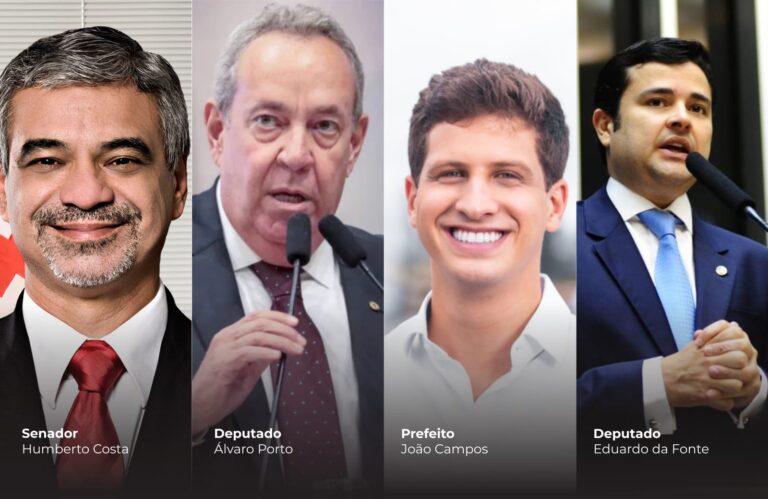 Portal 007 Brasil aponta articulação para 2026 com João Campos, Álvaro Porto, Humberto Costa e Eduardo da Fonte