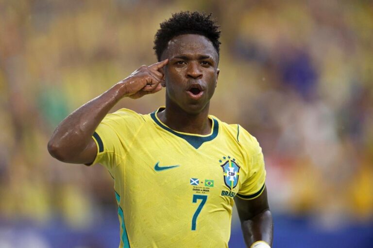 Vini Jr. é destaque na quarta posição entre os principais atacantes da Copa, segundo a Fifa