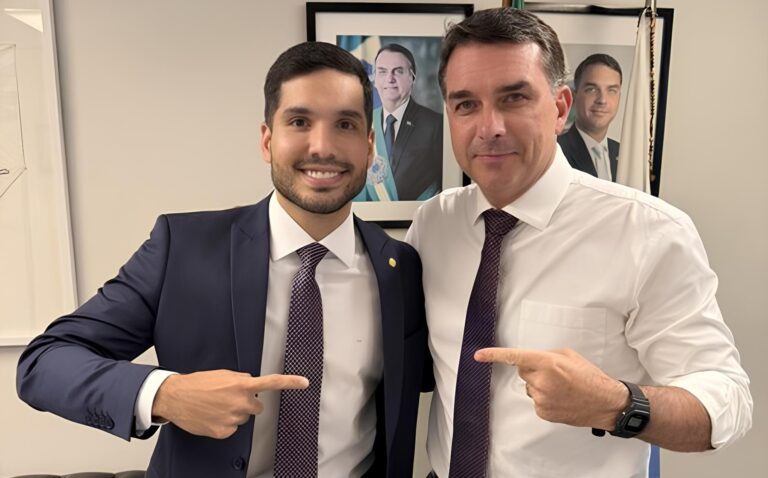 André Fernandes promove visita de Flávio Bolsonaro ao Ceará